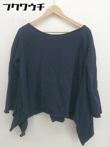 ◇ PATTERN TORSO パターントルソ antiqua 長袖 カットソー ネイビー系 レディース