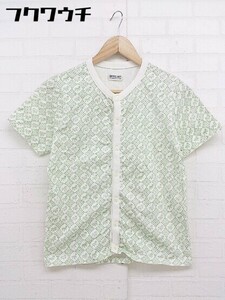 ◇ BEAMS BOY ビームス ボーイ 馬柄 半袖 カットソー ホワイト グリーン レディース