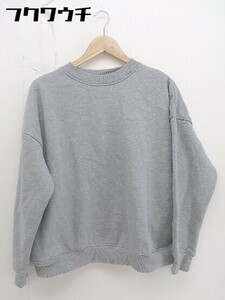 ◇ ITEMS URBAN RESEARCH アーバンリサーチ 長袖 トレーナー サイズF グレー系 レディース