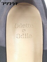 ◇ ◎ Odette e Odile UNITED ARROWS ラウンドトゥ リボン バレエ シューズ 22 1/2ｃｍ ブラック レディース_画像4