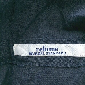 ◇ JOURNAL STANDARD relume バックジップ Vネック ノースリーブ   オールインワン サイズF ネイビー レディースの画像5