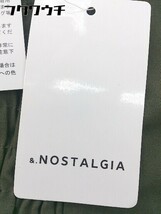 ◇ ◎ &.NOSTALGIA タグ付き ノースリーブ ウエストゴム 膝丈 セットアップ サイズM～L カーキ レディース_画像5