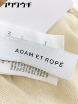 ◇ ADAM ET ROPE アダムエロペ バックジップ フレンチスリーブ ロング ワンピース サイズF ベージュ レディース_画像5