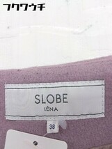 ◇ SLOBE IENA スローブ イエナ ミニ 台形 スカート サイズ38 パープルピンク系 レディース_画像4