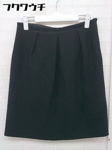 * UNTITLED Untitled side Zip knees height trapezoid skirt size 2 black lady's 