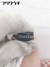 ◇ ◎ merlot メルロー ウエストリボン付き ロング フレア スカート ピンク系 レディース_画像5