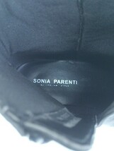 ◇ SONIA PARENTI ソニアパレンティ サイドジップ ショート ブーツ サイズ22.5 ブラック レディース_画像6