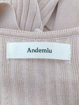 ◇ ◎ Andemiu アンデミュウ 長袖 膝下丈 ワンピース サイズF ピンク レディース P_画像4