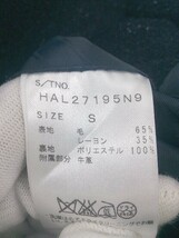 ◇ HARE ハレ ウール混 ジップアップ 長袖 ダッフル コート サイズS ネイビー系 レディース P_画像4