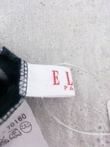 ◇ ELLE エル チェック 七分袖 チュニック シャツ ブラウス サイズ38 ネイビー系 レディース P_画像4