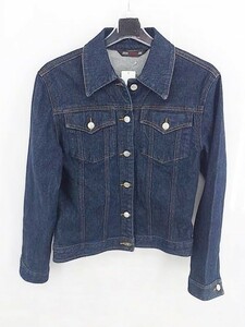 ◇ Drops original Jeans 長袖 デニム ジャケット Gジャン サイズ バスト79～87cm 身長154～162cm ネイビー レディース P
