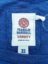◇ FRANKLIN&MARSHALL フランクリンマーシャル イタリア製 ロゴ 半袖 Tシャツ カットソー サイズ XS ブルー レディース P_画像4