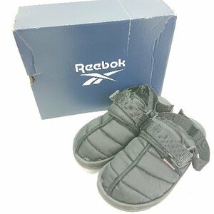 ◇ Reebok ロゴ入り カジュアル 大人っぽい サンダル サイズ26 ブラック メンズ E