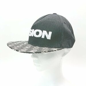 ◇ VISION STREET WEAR ビジョン ストリート ウェア 調整可能 ロゴ カジュアル キャップ ブラック サイズFREE メンズ E