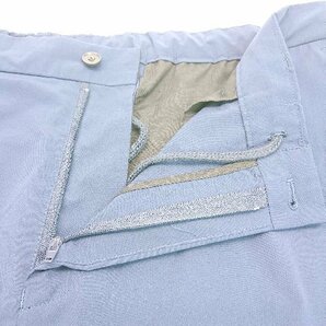 ◇ ikka lounge カジュアル テーパード ウエストゴム ジップフライ 綺麗め すっきり パンツ サイズL ブルー メンズ Eの画像4