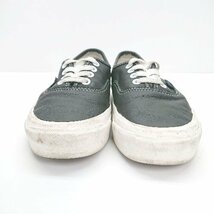 ◇ vanｓ ヴァンズ シンプル カジュアル ローカット 無地 スニーカー サイズ23.0 ブラック メンズレディース E_画像5