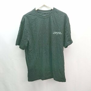 ◇ vivastudio カジュアル シンプル バックプリント ラフ感 半袖 Ｔシャツ サイズL ブラック メンズ E