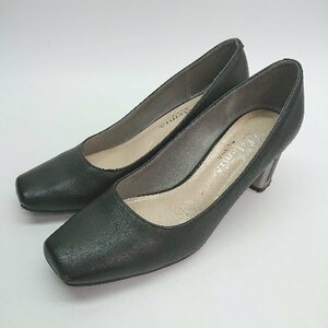 * artemis by DIANA square tu tea n key heel cushioning properties equipped pumps size 25 black lady's E