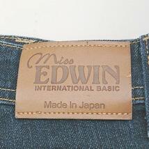 ◇ edwin エドウィン デニム ジーンズ ボトムス カジュアル ジップフライ パンツ サイズ31×32 ブルー レディース E_画像3