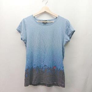 * Paul Smith round neck casual England lovely short sleeves T-shirt size M blue lady's E