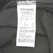 ◇ mahagrid マハグリッド ロゴ バックプリント クルーネック カジュアル 半袖 Tシャツ サイズL ブラック レディース E_画像5