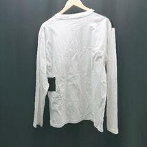 ◇ graniph グラニフ ラウンドネック カジュアル デザインプリント 長袖 Tシャツ サイズ、 ホワイト系 レディース E_画像2