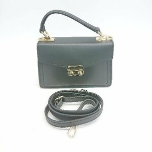 * * aulenttiou Len ti2way hand shoulder .. Mini Second te-to outing bag black lady's E