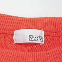 ◇ LOWRY'S FARM キッズ 子供服 ラウンドネック プルオーバー 半袖 Tシャツ サイズ100-110ｃｍ オレンジ レディース E_画像4