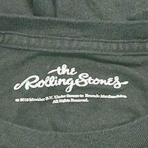 ◇ gu ジーユー the rolling stones クルーネック 前面プリント ロック 半袖 Ｔシャツ サイズM ブラック レディース E_画像3