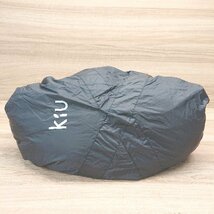 ◇ KiU キウ ナイロン素材 ブランド シンプル 巾着型 シンプル ハンドバッグ ブラック レディース E_画像5