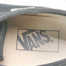 ◇ VANS ヴァンズ カジュアル ローカット レースアップ ブランドロゴ スニーカー サイズ23.5 ブラック レディース E_画像7