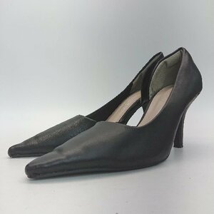 ◇ anapshoes ポインテッドトゥ 綺麗め ヒール高め パンプス サイズM ブラック レディース E