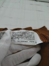 ◇ ZARA ザラ リネン混 膝下丈 フレア スカート サイズEUR L USA L MEX 30 キャメル レディース P_画像5