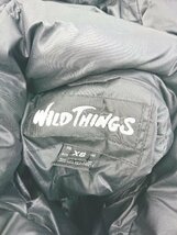 ■ WILDTHINGS ワイルドシングス フード付 防寒 長袖 ダウン ジャケット サイズXS ブラック メンズ P_画像3