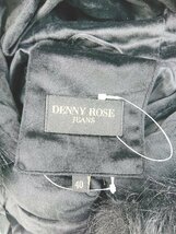 ■ DENNY ROSE デニーローズ フェイクファー 大人女子 長袖 中綿 コート サイズ40 ブラック レディース P_画像3