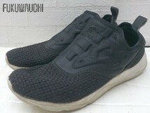 ◇ Reebok リーボック CM9809 FURYLITE SLIP ON WOVEN スニーカー シューズ 27.5ｃｍ ブラック メンズ_画像2