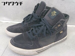 ◇ SUPRA スープラ ハイカット スニーカー シューズ サイズ27 1/2cm ブラック メンズ