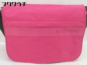 ■ BJORN BORG ビヨンボルグ ショルダー メッセンジャー バッグ ピンク メンズ