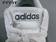 ◇ adidas アディダス ADISET U AW3889 スニーカー シューズ サイズ27cm ホワイト ブラック メンズ_画像4