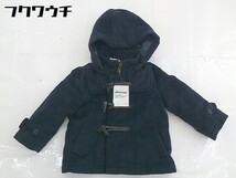 ◇ ◎ BRANSHES ブランシェス キッズ ベビー 子供服 長袖 ダッフル コート サイズ90 ネイビー レディース メンズ_画像2