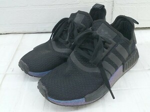 ◇ adidas アディダス NMD_R1 FV3645 ランニングシューズ サイズ25.0cm ブラック ブルー パープル系 レディース メンズ