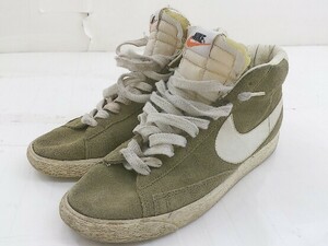 ◇ Nike Blazer Mid PRM VNTG Suede IGUANA SAIL 538282-200 スニーカー シューズ サイズ25.5ｃｍ カーキ系 メンズ