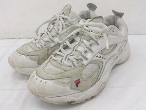 * FILA filler sneakers shoes size 25cm white group men's 