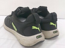 ◇ PUMA プーマSOFTRIDE バイタル 193703-03 ローカットスニーカー サイズ25.5cm ブラック メンズ_画像3