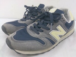 ◇ NEW BALANCE ニューバランス B ML373BE2 スニーカー シューズ サイズ25ｃｍ ネイビー グレー系 メンズ