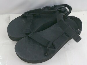 * Tevateba thickness bottom sport sandals size 25.0 black lady's men's P