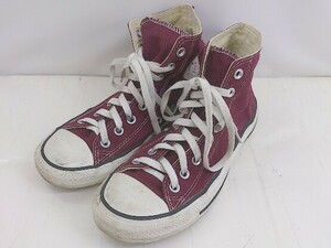 * CONVERSE Converse ALL STAR 139784F sneakers shoes size 25.0cm wine red eggshell white men's P