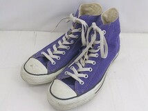 ◇ CONVERSE コンバース 1R226 ハイカット スニーカー シューズ サイズ 27cm パープル メンズ P_画像1