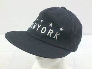 ◇ BROSS CAP&TOMATO 刺繍 スナップバック キャップ 帽子 ブラック メンズ P
