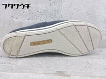 ◇ Timberland ティンバーランド スウェード スリッポン スニーカー シューズ サイズ24cm ネイビー ブラウン レディース_画像5